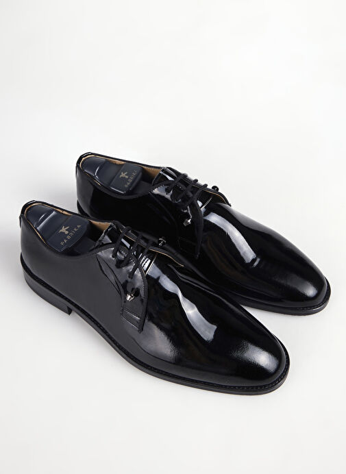 Fabrika Siyah Erkek Deri Klasik Ayakkabı NOVA-BELMOD - Görsel 5