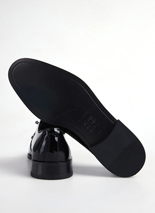 Fabrika Siyah Erkek Deri Klasik Ayakkabı NOVA-BELMOD - Görsel 8