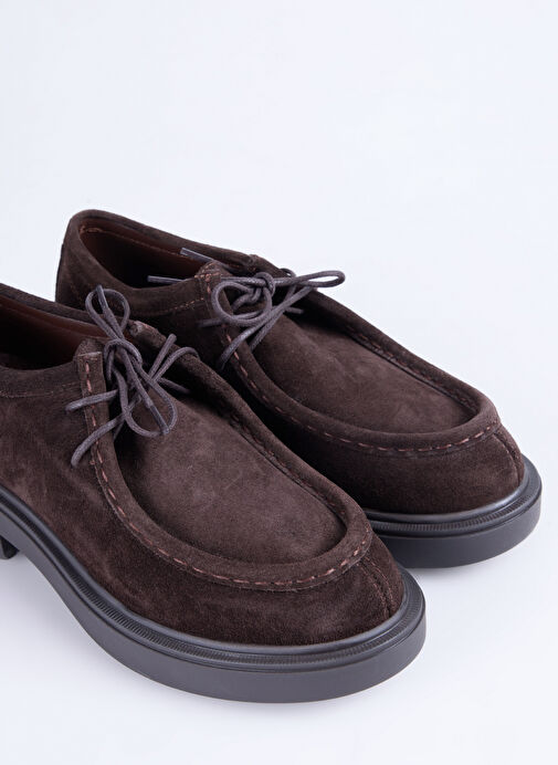 Fabrika Kahverengi Kadın Deri Günlük Ayakkabı D-NOWELL - Görsel 6