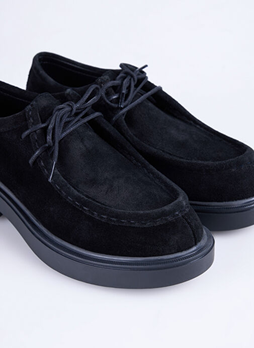 Fabrika Siyah Kadın Deri Günlük Ayakkabı D-NOWELL - Görsel 6