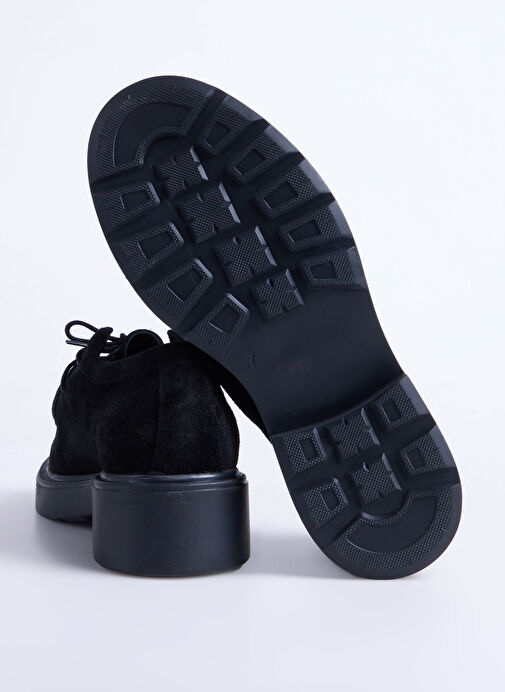 Fabrika Siyah Kadın Deri Günlük Ayakkabı D-NOWELL - Görsel 5