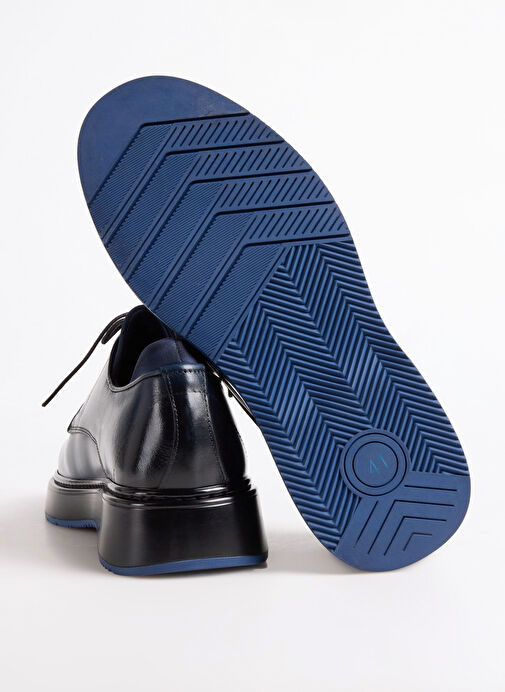 Fabrika Lacivert Erkek Deri Klasik Ayakkabı SOREN-NICO - Görsel 7