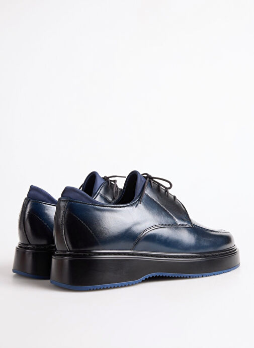 Fabrika Lacivert Erkek Deri Klasik Ayakkabı SOREN-NICO - Görsel 6