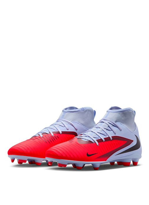 Nike HQ2275-400 PHANTOM 6 HIGH CLUB FG/M Mavi - Kırmızı Erkek Futbol Ayakkabısı - Görsel 6