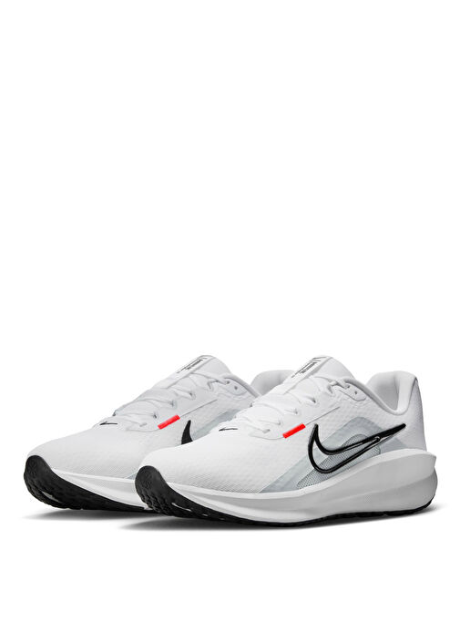 Nike FD6454-107 NIKE DOWNSHIFTER 13 Beyaz Erkek Koşu Ayakkabısı - Görsel 4