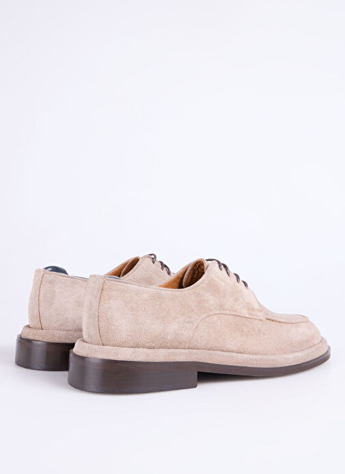 Fabrika Bej Erkek Deri Günlük Ayakkabı VALENTE-LEON - Görsel 5