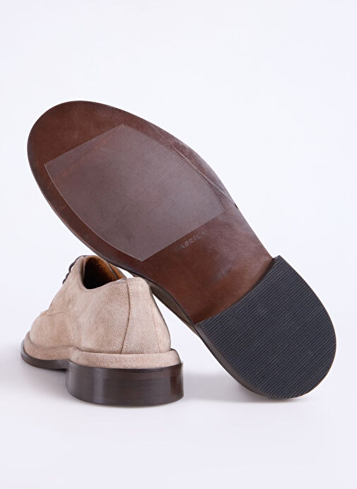 Fabrika Bej Erkek Deri Günlük Ayakkabı VALENTE-LEON - Görsel 6