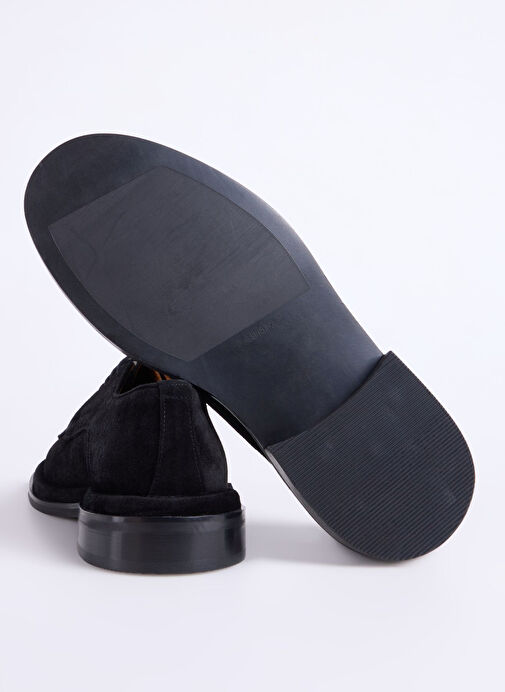 Fabrika Siyah Erkek Deri Günlük Ayakkabı VALENTE-LEON - Görsel 8