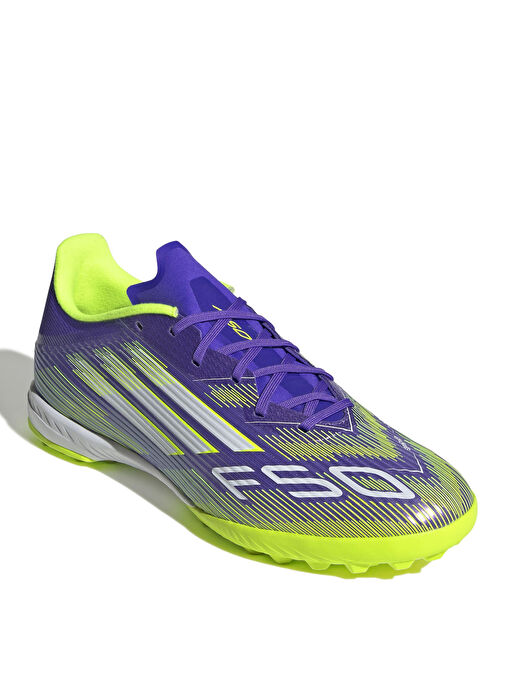 Adidas JH7724 F50 LEAGUE TF Mor Erkek Halı Saha Ayakkabısı - Görsel 4