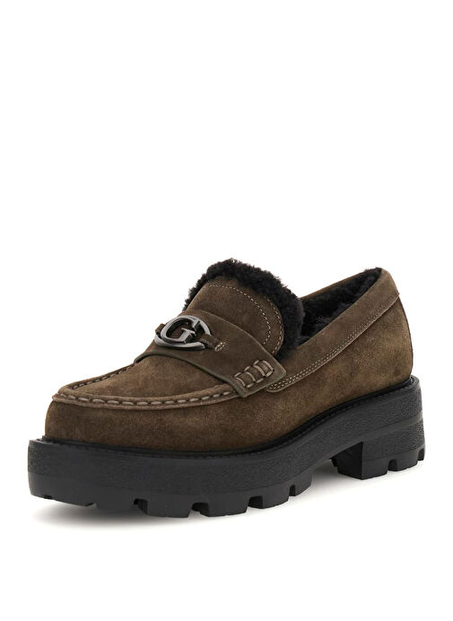 Guess Haki Kadın Loafer FLFYKYSUE14-GREEN - Görsel 2