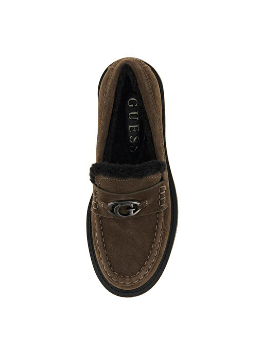 Guess Haki Kadın Loafer FLFYKYSUE14-GREEN - Görsel 5