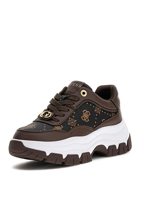Guess Siyah Kadın Sneaker FLFBRTPEL12-BROWN - Görsel 2