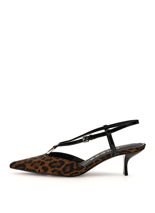 Guess Çok Renkli Kadın Topuklu Ayakkabı FLFDS2FAP08-LEOPA - Görsel 3