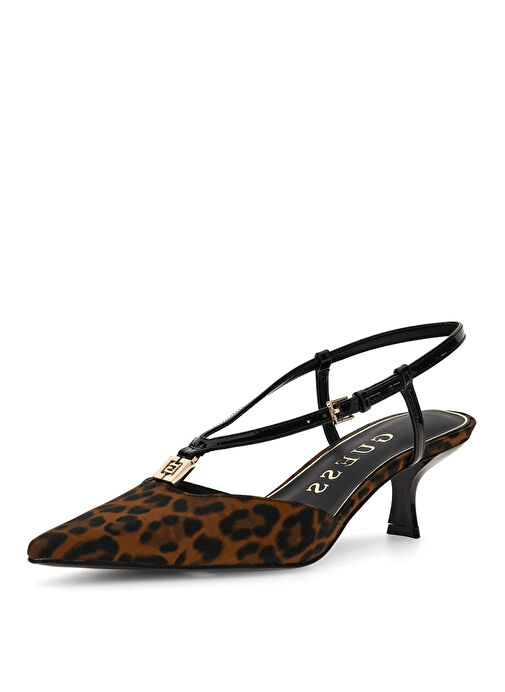 Guess Çok Renkli Kadın Topuklu Ayakkabı FLFDS2FAP08-LEOPA - Görsel 2