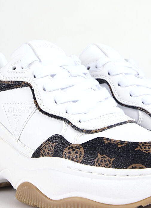 Guess Beyaz Kadın Sneaker FLTHPYFAL12-WHIBR - Görsel 6