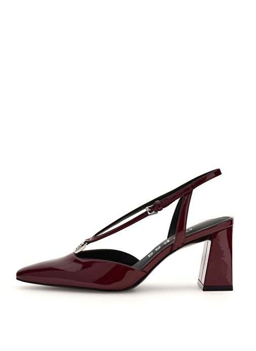 Guess Bordo Kadın Topuklu Ayakkabı FLFVRSPAF05-RED - Görsel 3
