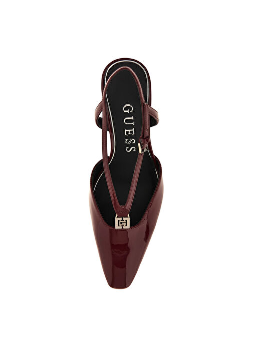 Guess Bordo Kadın Topuklu Ayakkabı FLFVRSPAF05-RED - Görsel 4