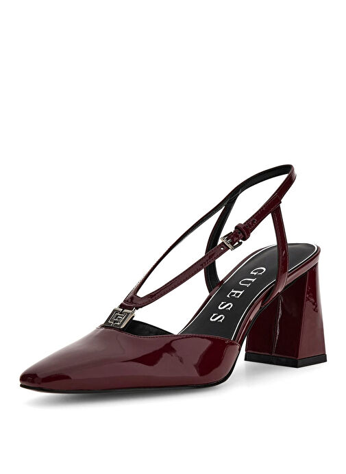 Guess Bordo Kadın Topuklu Ayakkabı FLFVRSPAF05-RED - Görsel 2