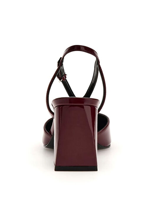 Guess Bordo Kadın Topuklu Ayakkabı FLFVRSPAF05-RED - Görsel 5