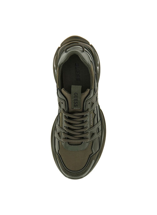 Guess Yeşil Erkek Sneaker BELLU - Görsel 5