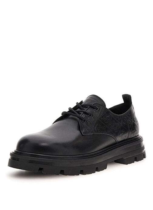 Guess Siyah Erkek Deri Klasik Ayakkabı GARNİ - Görsel 2
