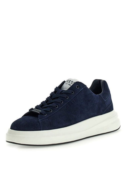 Guess Lacivert Erkek Deri Sneaker ELBA - Görsel 2