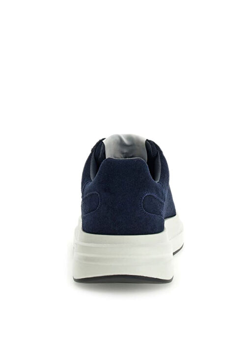 Guess Lacivert Erkek Deri Sneaker ELBA - Görsel 5
