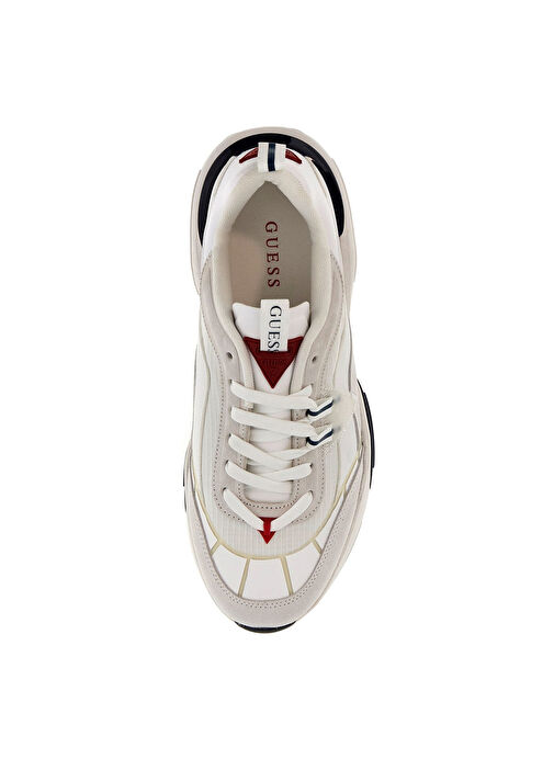 Guess Ekru - Çok Renkli Erkek Sneaker VALENCİA - Görsel 4