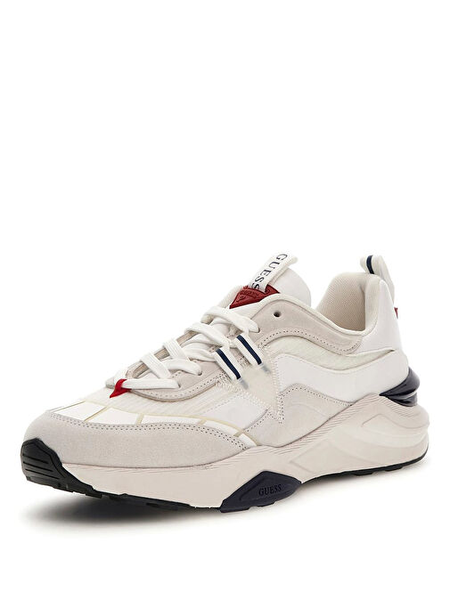 Guess Ekru - Çok Renkli Erkek Sneaker VALENCİA - Görsel 2