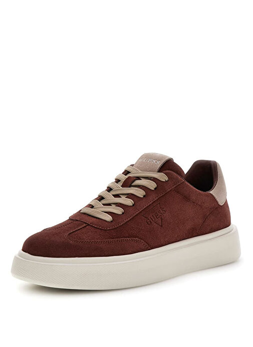 Guess Kahve - Krem Erkek Sneaker PLAZA - Görsel 2