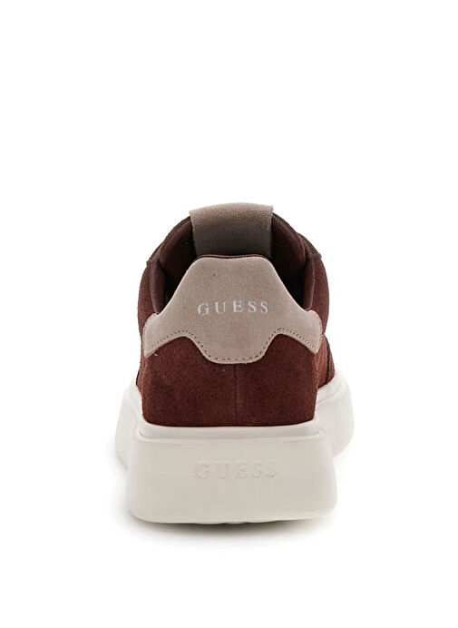 Guess Kahve - Krem Erkek Sneaker PLAZA - Görsel 4