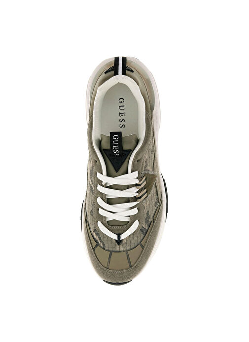 Guess Haki Erkek Sneaker VALENCİA - Görsel 4