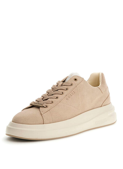 Guess Bej Erkek Deri Sneaker ELBA - Görsel 2