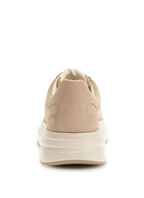 Guess Bej Erkek Deri Sneaker ELBA - Görsel 5