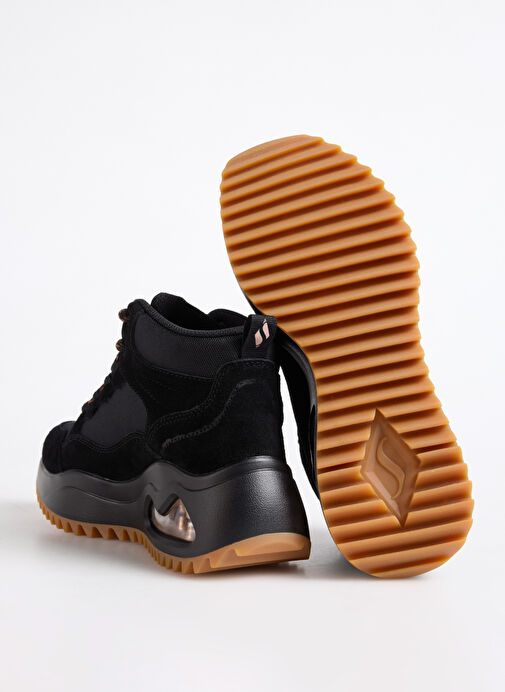 Skechers Siyah Kadın Deri Bot 177550 BBK - Görsel 5