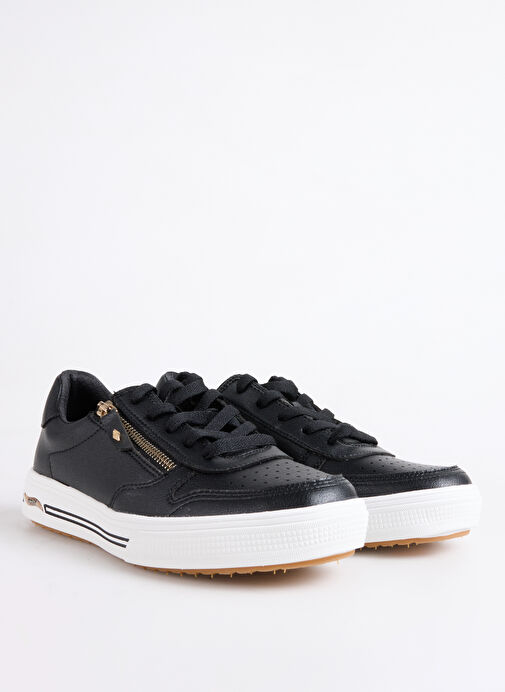 Skechers Siyah Kadın Deri Sneaker 177200 BLK - Görsel 3