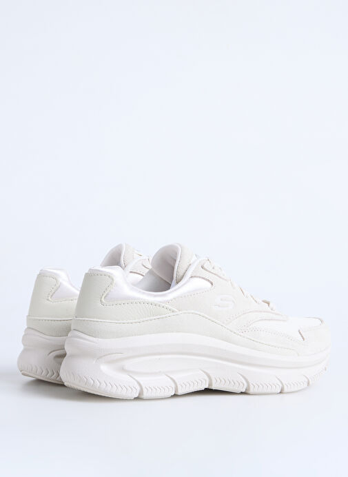 Skechers Beyaz Kadın Deri Sneaker 158590 OFWT - Görsel 4