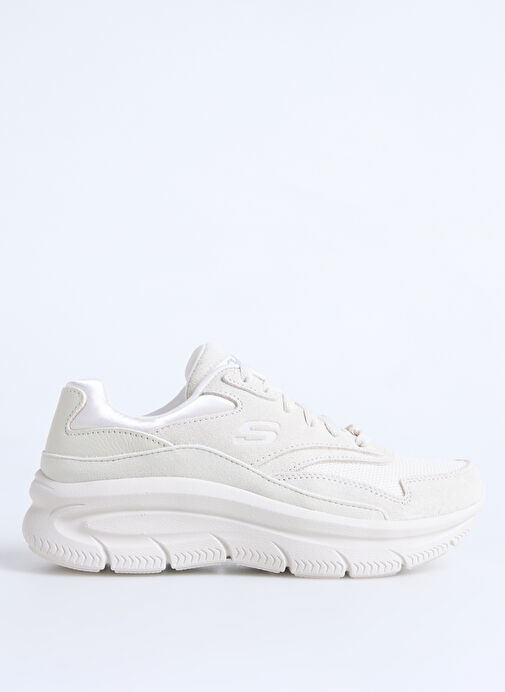 Skechers Beyaz Kadın Deri Sneaker 158590 OFWT - Görsel 2