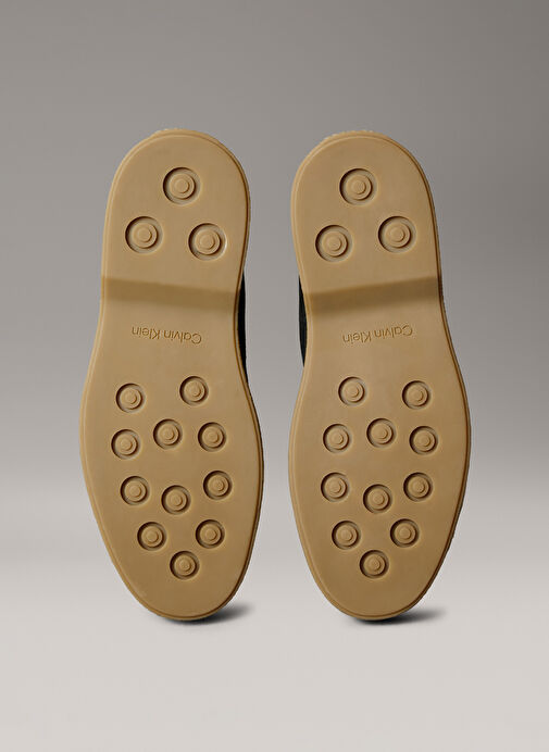 Calvin Klein Haki Erkek Deri Bot TEXT RUBBER DESERT BOOT SU - Görsel 7