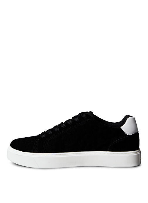 Calvin Klein Beyaz Erkek Deri Sneaker CLASSIC CUPSOLE LACEUP SU - Görsel 3