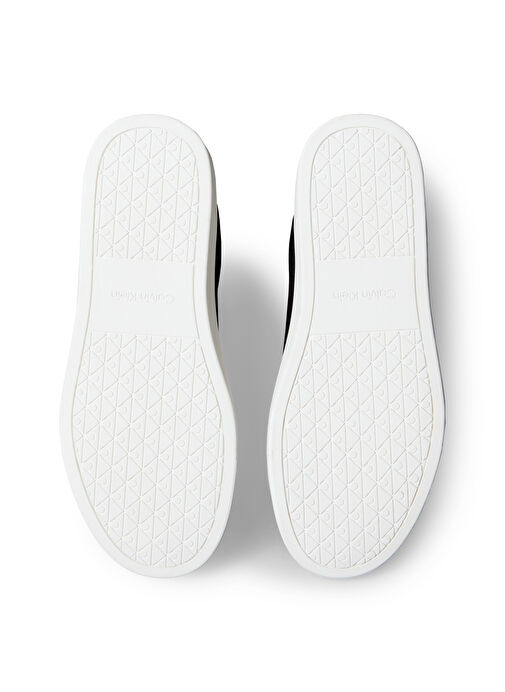 Calvin Klein Beyaz Erkek Deri Sneaker CLASSIC CUPSOLE LACEUP SU - Görsel 7