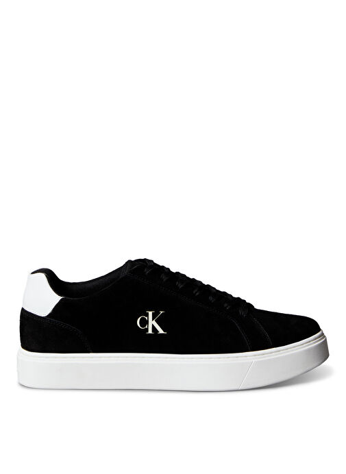 Calvin Klein Beyaz Erkek Deri Sneaker CLASSIC CUPSOLE LACEUP SU - Görsel 2