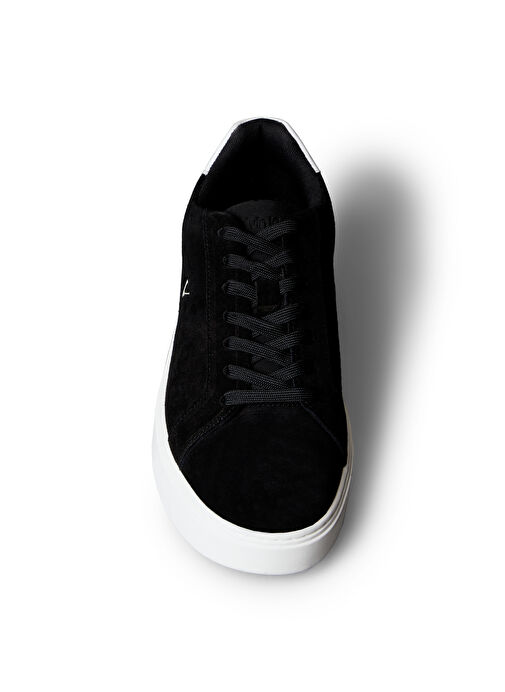 Calvin Klein Beyaz Erkek Deri Sneaker CLASSIC CUPSOLE LACEUP SU - Görsel 5