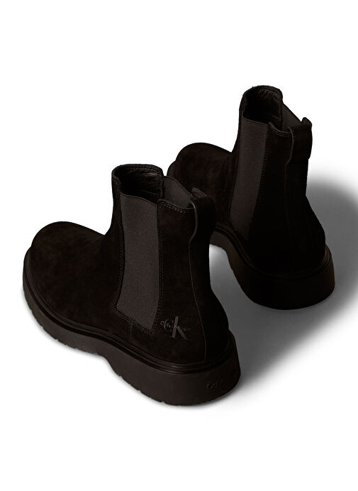 Calvin Klein Siyah Erkek Deri Bot COMBAT ESS CHELSEA BOOT SU - Görsel 6