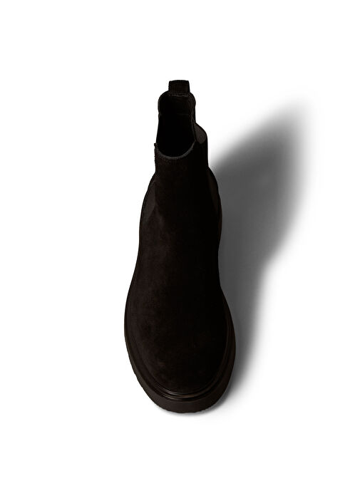 Calvin Klein Siyah Erkek Deri Bot COMBAT ESS CHELSEA BOOT SU - Görsel 5