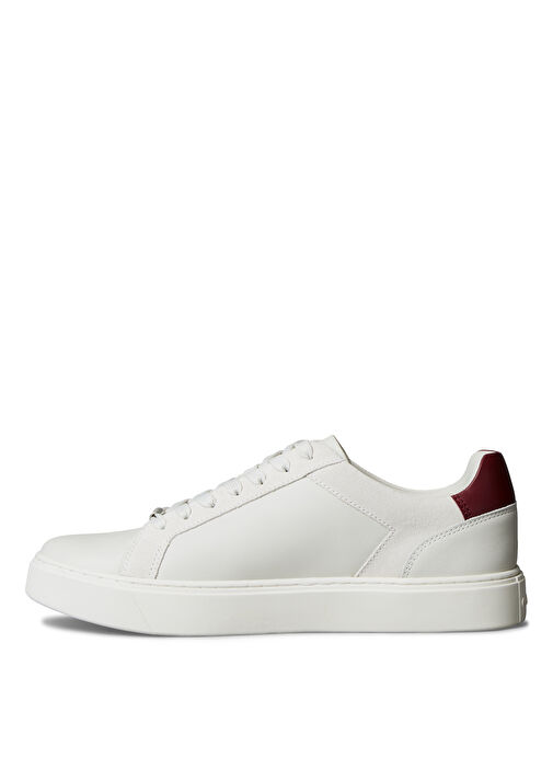 Calvin Klein Beyaz Erkek Sneaker CLASSIC CUPSOLE LACEUP TAPE LTH - Görsel 3