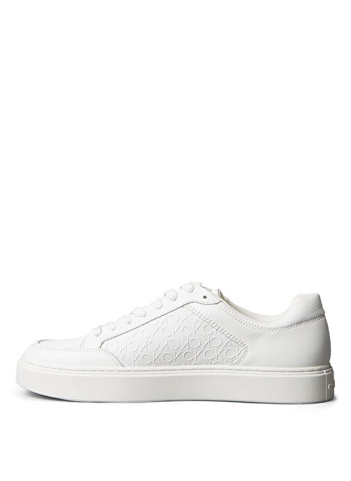 Calvin Klein Beyaz Erkek Sneaker CLEAN CUP LOW LACEUP MONO - Görsel 3