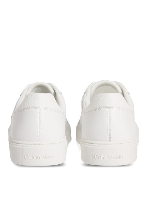 Calvin Klein Beyaz Erkek Sneaker CLEAN CUP LOW LACEUP MONO - Görsel 6