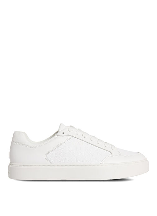 Calvin Klein Beyaz Erkek Sneaker CLEAN CUP LOW LACEUP MONO - Görsel 2