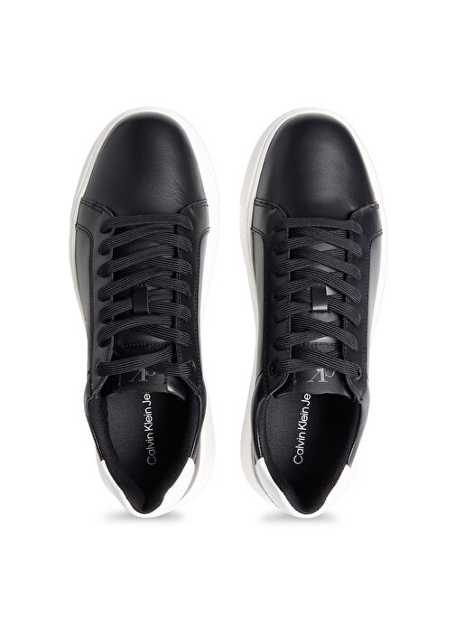 Calvin Klein Beyaz Erkek Sneaker CHUNKY CUPSOLE MONO LTH - Görsel 5